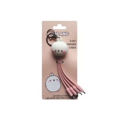 Cable de carga multiconector molang 3 en 1