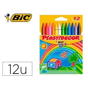 Lapices cera plastidecor...