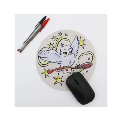 Alfombrilla de raton harry potter redonda hedwig 200 mm