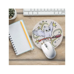 Alfombrilla de raton harry potter redonda hedwig 200 mm