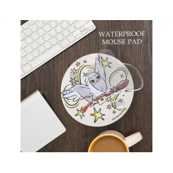 Alfombrilla de raton harry potter redonda hedwig 200 mm