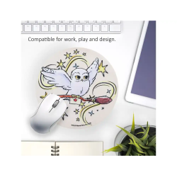 Alfombrilla de raton harry potter redonda hedwig 200 mm