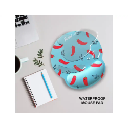 Alfombrilla de raton funful de gel ergonomica chili 250x230 mm