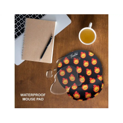 Alfombrilla de raton funful de gel ergonomica fuegote 250x230 mm