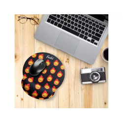 Alfombrilla de raton funful de gel ergonomica fuegote 250x230 mm