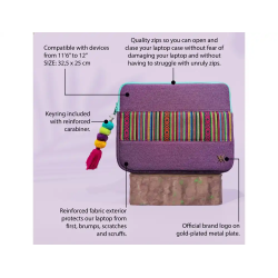 Funda para portatil 12/' vamvam essauira