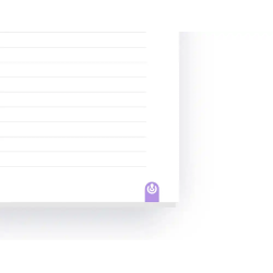 Cuaderno ingeniox foam a4 80h rayado horizontal violeta