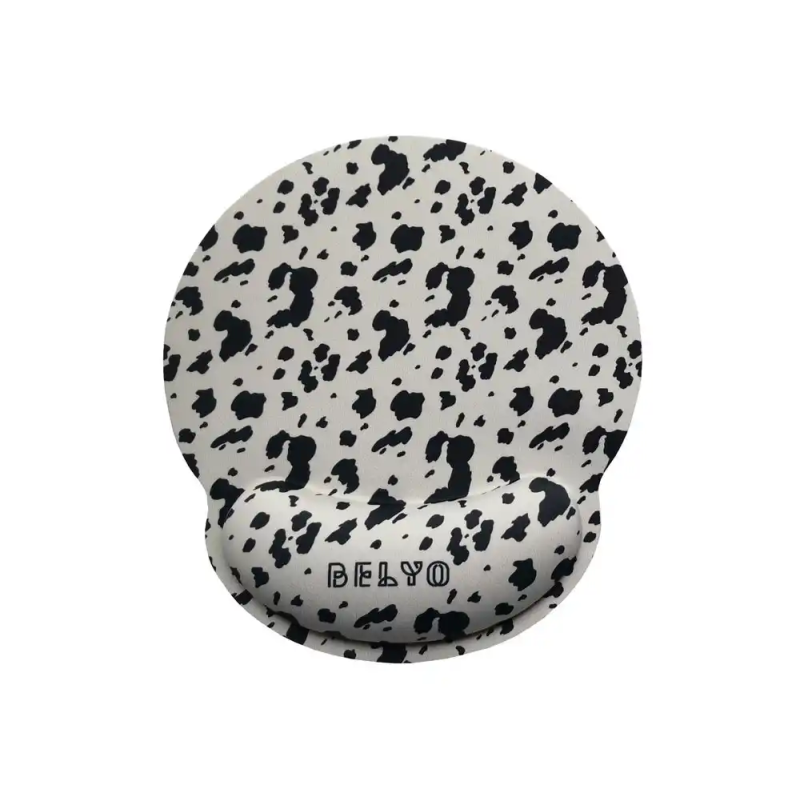 Alfombrilla de raton belyo de gel ergonomica cow 250x230 mm