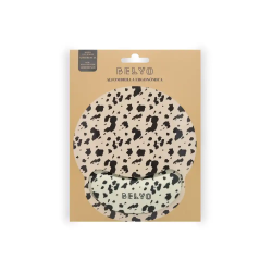 Alfombrilla de raton belyo de gel ergonomica cow 250x230 mm