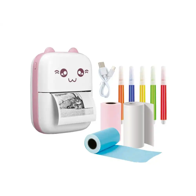 Mini impresora funny termica pink
