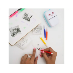 Mini impresora funny termica blue