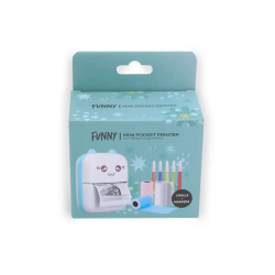 Mini impresora funny termica blue