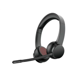 Auricular q-connect inalambrico diadema con microfono flexible y boton de bluetooth usb color negro