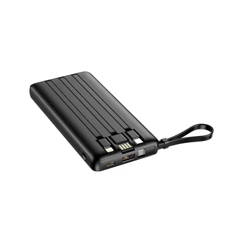 Powerbank veger 10000mah pantalla lcd/3 cables integrados