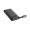 Powerbank veger 10000mah pantalla lcd/3 cables integrados