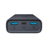 Powerbank veger 10000mah negra usb-c/2 usb-a enchufe plegable