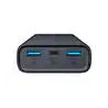Powerbank veger 10000mah negra usb-c/2 usb-a enchufe plegable