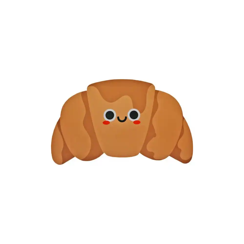 Alfombrilla de escritorio wondee funful croissant