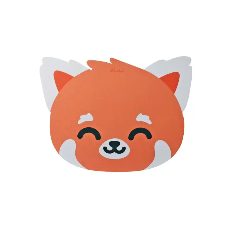 Alfombrilla para raton wondee mr. wonderful forma panda rojo