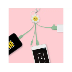 Cable de carga multiconector wondee mr. wonderful margarita 3 en 1