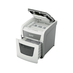 Destructora de documentos leitz iq auto+ office 50 capacidad de corte 50 hojas destruye grapas y clips