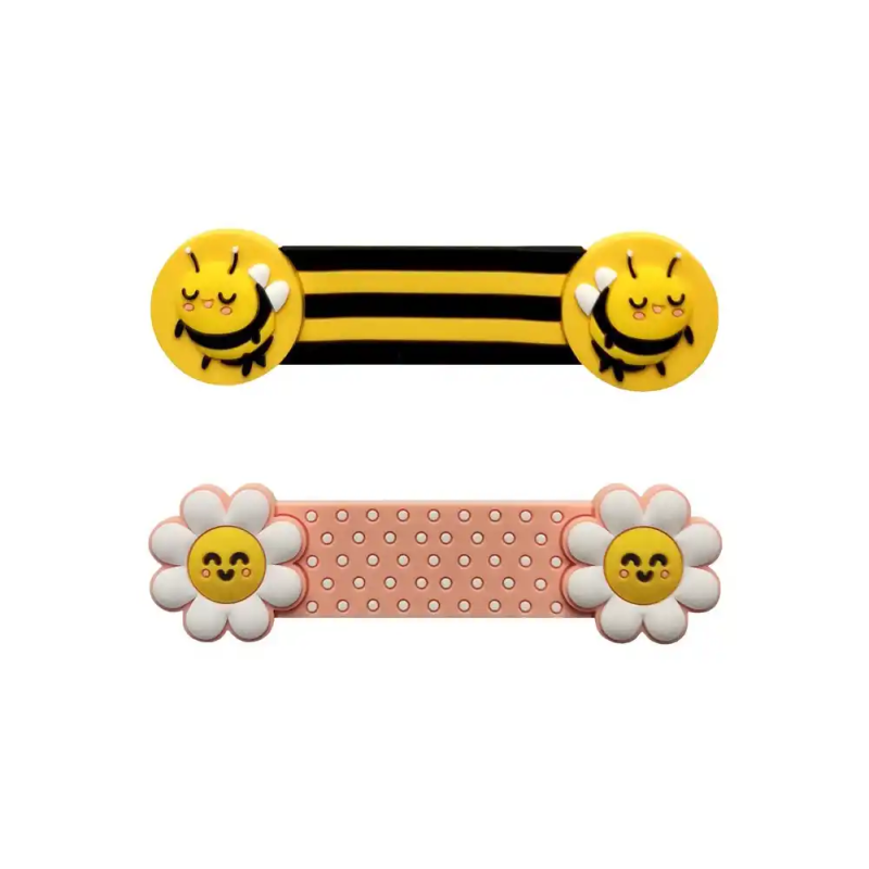 Organizadores de cable wondee mr. wonderful blossom pack de 2 unidades