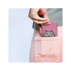 Bateria externa wondee mr. wonderful 10.000 mah gato rosa