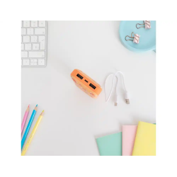 Bateria externa wondee mr. wonderful 10.000 mah panda rojo