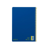 Cuaderno espiral liderpapel a4 smart tapa blanda 80h 75gr cuadro 4mm con margen color azul oscuro