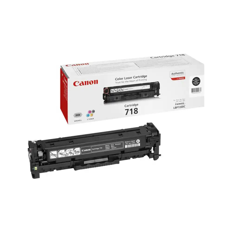 Toner canon 718bk negro