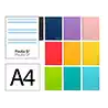 Cuaderno espiral liderpapel a4 witty tapa dura 80h 90gr rayado montessori 5mm colores surtidos