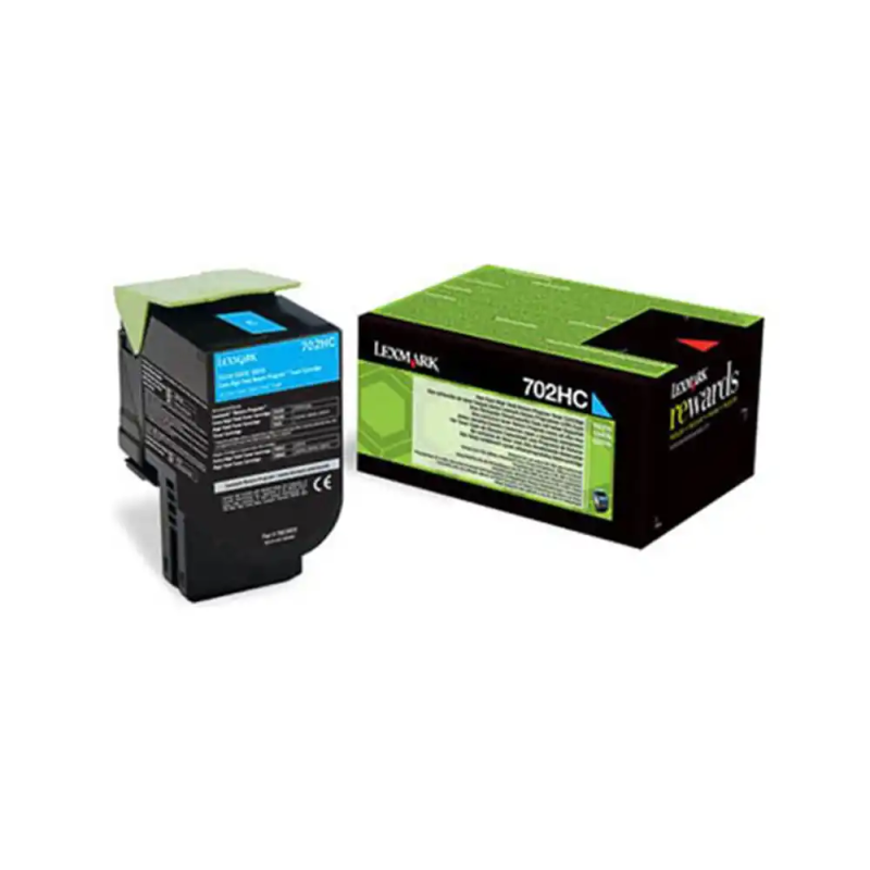 Toner lexmark 702hc retornable cian