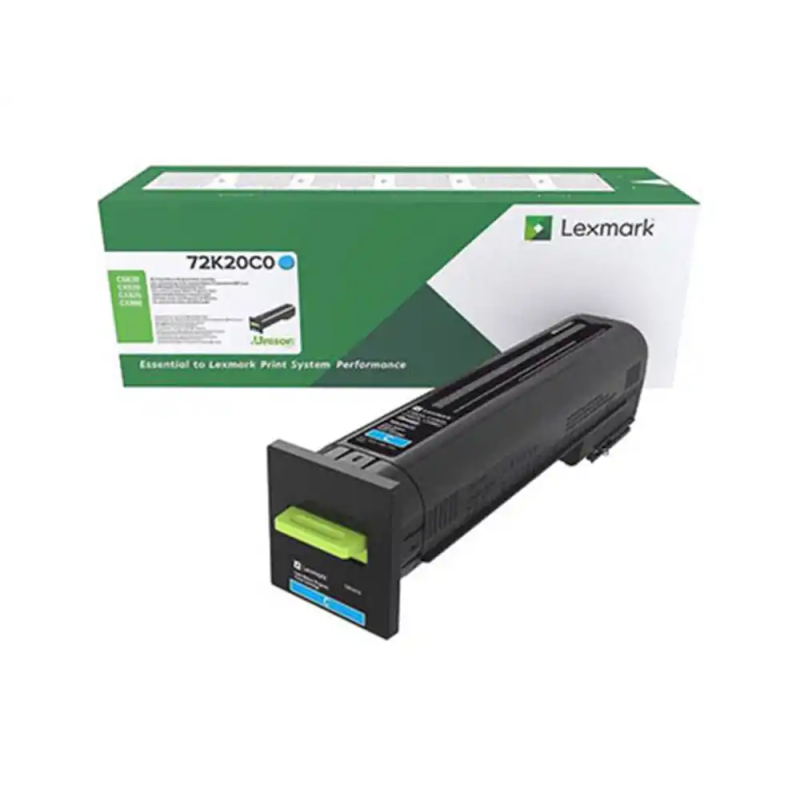 Toner lexmark 72k20c0 retornable cian