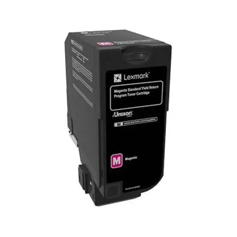 Toner lexmark 74c2sm0 retornable magenta