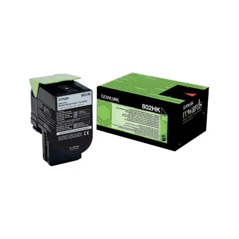 Toner lexmark 802hk retornable negro
