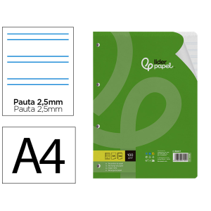 Recambio liderpapel a4 100...