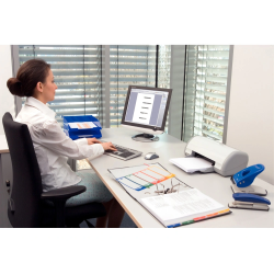 Separador numerico proyecto esselte plastico 1-12 juego de 12 separadores imprimible din a4+ multitaladro