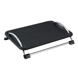 Reposapies plastico q-connect antideslizante con barras de acero 434x330x105 mm