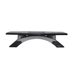 Soporte q-connect para monitor con plataforma giratoria ajustable dos alturas 411x287x99 mm