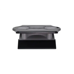 Soporte q-connect para monitor con plataforma giratoria ajustable dos alturas 411x287x99 mm