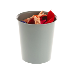 Papelera plastico archivo 2000 reciclable 100% 18 litros color gris 290x310 mm