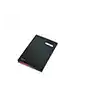 Portafirmas esselte tapa carton forrado fuelle con 10 separadores color negro 240x16x340 mm