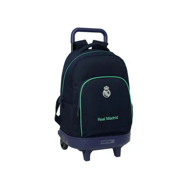 Mochila safta grande con ruedas compact extraible real madrid 2ª equipacion 25/26 450x330x220 mm