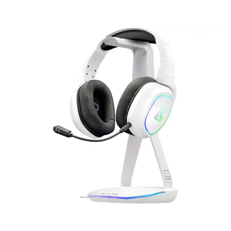 Soporte para auriculares the g-lab gaming para auriculares blanco