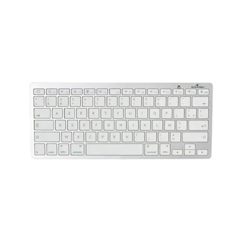 Teclado mini bluestork bs-kb-micro-bt-sp bluetooth blanco