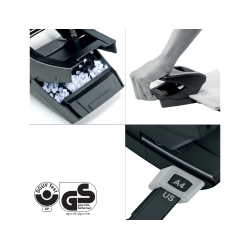 Taladrador petrus 85 recycle negro capacidad 25 hojas