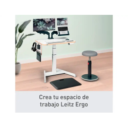 Organizador escritorio leitz ergo anclaje con soporte para portatil 420x250 mm