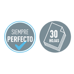 Taladrador petrus 85 recycle negro capacidad 25 hojas