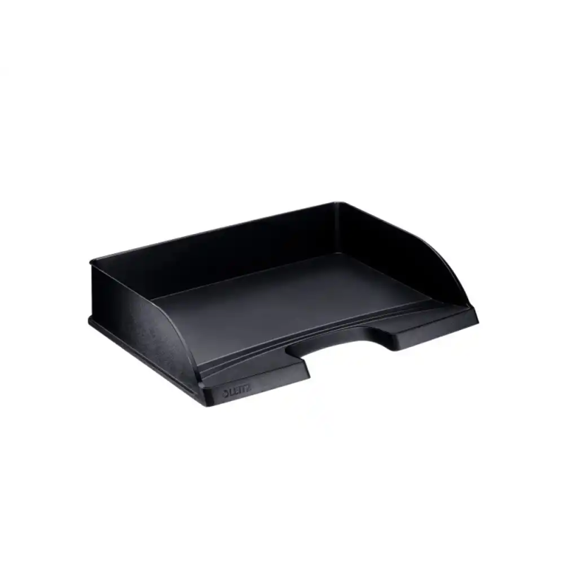 Bandeja sobremesa plastico leitz plus standard apaisada color negro 363x273x70 mm