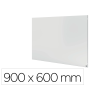 Pizarra blanca nobo infinity sin marco acero lacado magnetico 900x600 mm
